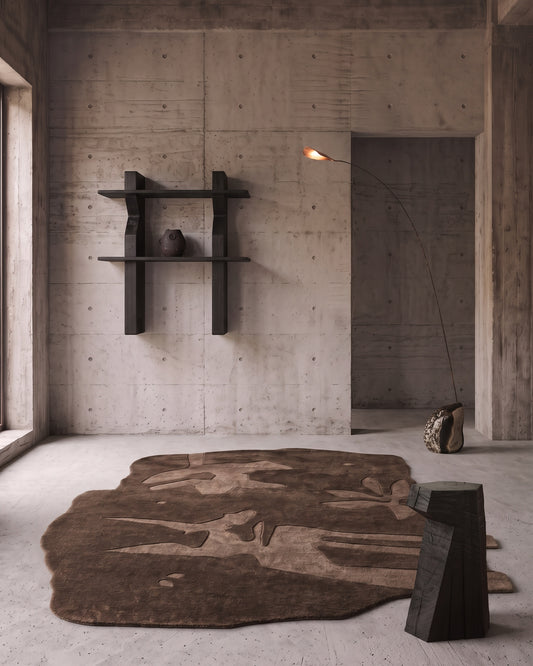 Howl Interior Solid Creatures Tufted Rug Tencel Rugier
