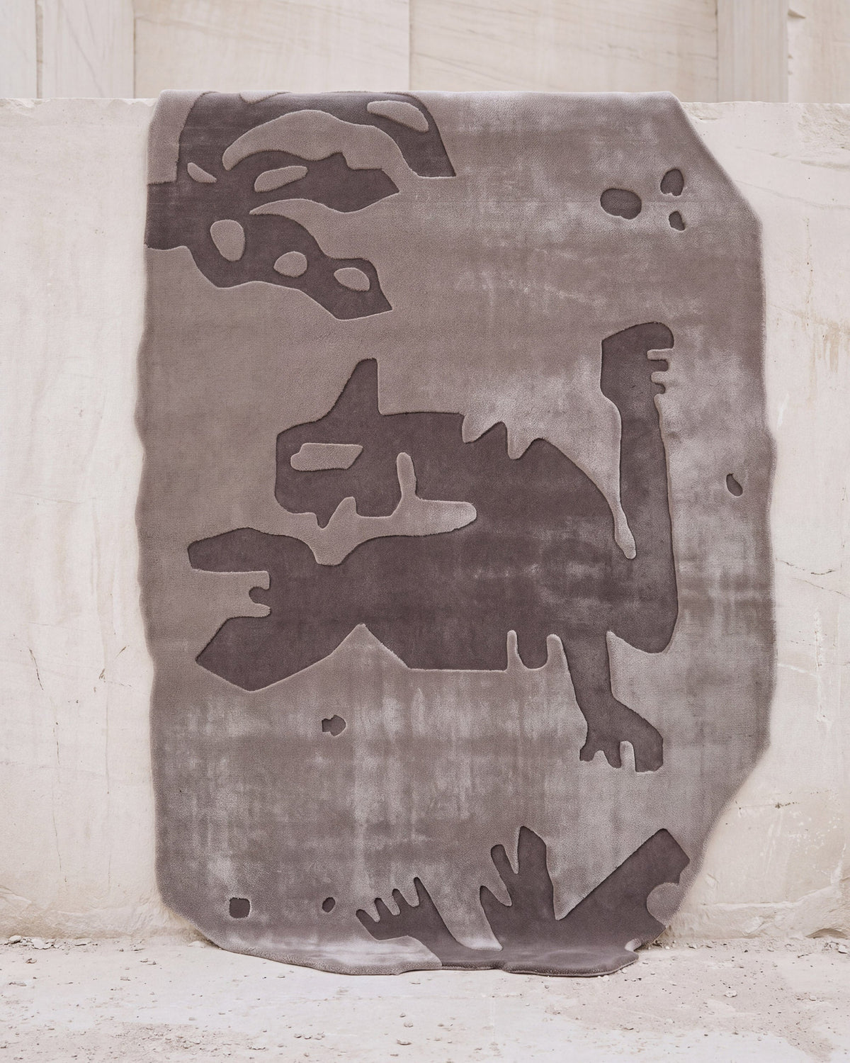 Pipe Dream editorial closeup Solid Creatures Rugier Tufted Rug Tencel
