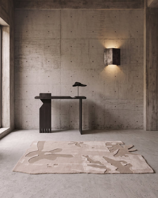Whitebirds Interior Solid Creatures Tufted Rug Tencel Rugier